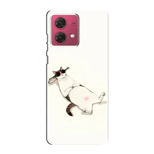 Чехол на тематику: Коты для Motorola MOTO G84 (Отдых)