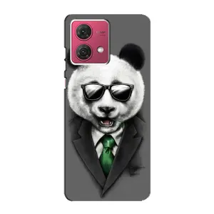 Чехлы с Пандами на Motorola MOTO G84 (Панда в очках)