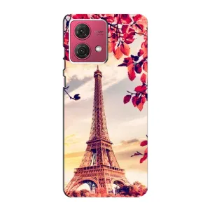 Чехол с Эйфелевой башней на Motorola MOTO G84 (Paris photo)