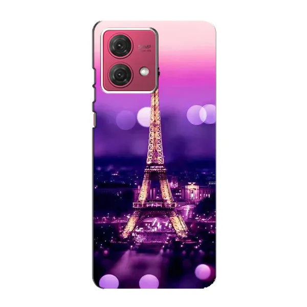 Чехол с рисунком «Париж башня» для Motorola MOTO G84