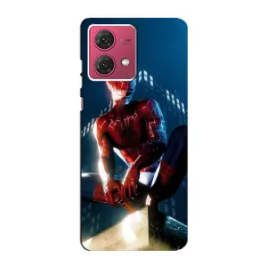 Чохол Супергерой Людина Павук на Motorola MOTO G84 (Павук на домі)