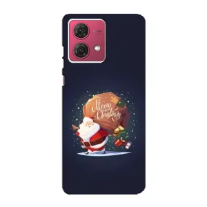 Чехол Санта Клаус для Motorola MOTO G84 (Подарки от Санты)