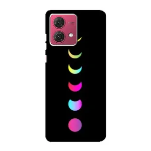 Чехол (ТПУ) с планетами на Motorola MOTO G84 (Полнолуние)