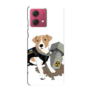 Чехол с принтом Собаки Патрон для Motorola MOTO G84 (Пёс Патрон с ракетой)