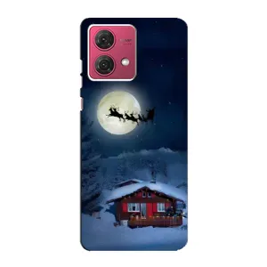 Чехол Санта Клаус для Motorola MOTO G84 (Санта)