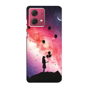 Силиконовые Чехлы Любимому человеку для Motorola MOTO G84 (Шарики в небе)