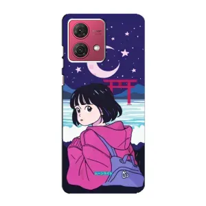 Чехол с персонажами АНИМЕ на Motorola MOTO G84 (Синобу Миякэ)