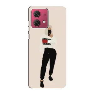 Силіконовый Чохол на Motorola MOTO G84 з картинкой Модных девушек (Стильна)