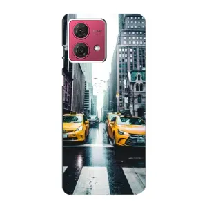 Силиконовый бампер (Работники) на Motorola MOTO G84 (Такси)