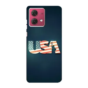 Чехол Флаг USA для Motorola MOTO G84 (USA)