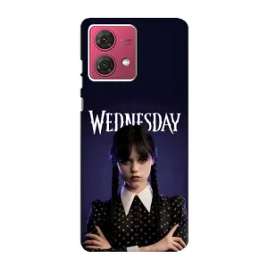 Чехлы с принтом Уэнсдей на Motorola MOTO G84 (Wednesdey)