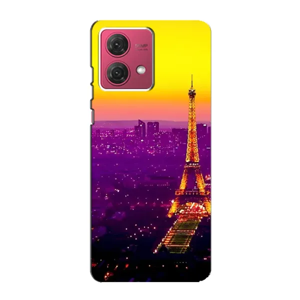 Чехол с рисунком «Яркая башня» для Motorola MOTO G84