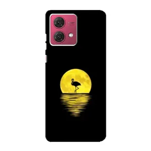 Летний Чехол на Motorola MOTO G84 (Желтый Закат)