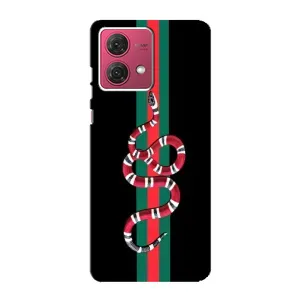 Чохли бренд ГУЧЧІ для Motorola MOTO G84 (Змій Гуччі)