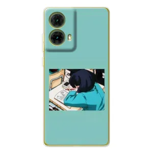 Чехол с персонажами АНИМЕ на Motorola MOTO G85 (Аканэ Тэндо)