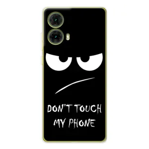 Чехол с прикольным текстом на Motorola MOTO G85 (Dont)