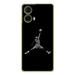 Силиконовый Чехол Nike Air Jordan на Мото Джи85 (Джордан)