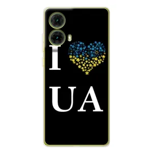 Силиконовый Чехол на Motorola MOTO G85 (Я-Украина) (I Love UA)