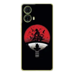 Чехлы с картинкой Итачи Учиха на Motorola MOTO G85 (Итачи на черном)