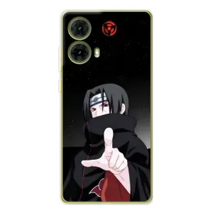 Чехлы с картинкой Итачи Учиха на Motorola MOTO G85 (Итачи Знак)