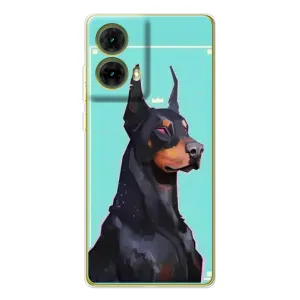 Чехол ДОБЕРМАН для Motorola MOTO G85 (Король доберман)
