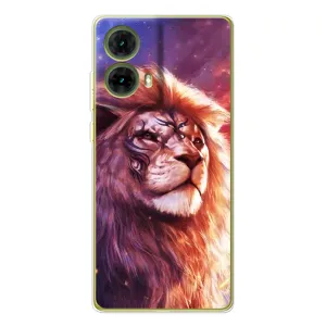 Чехол с картинкой на Motorola MOTO G85 (Красочный ЛЕВ)