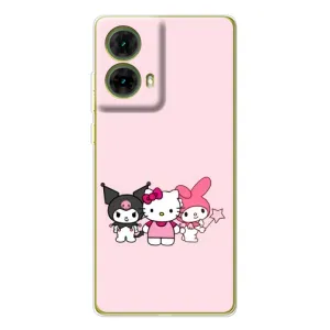 Чехол с персонажем Куроми на Motorola MOTO G85 (Куроми Мелоди Китти)