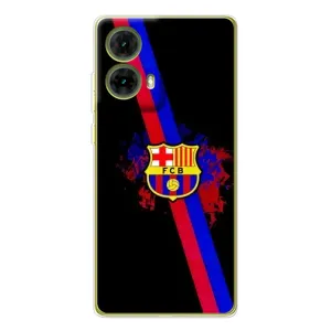 Чехол для Motorola MOTO G85 (Барселона) (Лого Барсы)