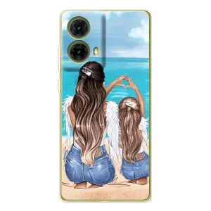 Чехлы для МАМЫ на Motorola MOTO G85 (Мама и дочь)