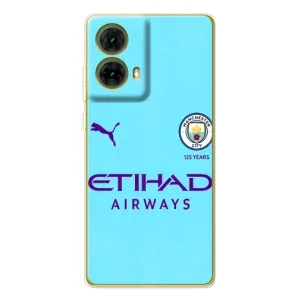 Силиконовые Чехлы принт Футбол на Motorola MOTO G85 (Man City)
