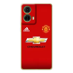 Силиконовые Чехлы принт Футбол на Motorola MOTO G85 (Man United)