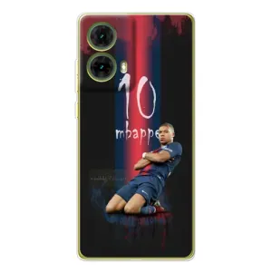 Чехол (TPU) с Футболистом на Motorola MOTO G85 (MBAPPE 10)