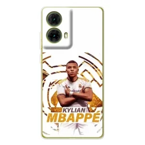 Чехол (TPU) с Футболистом на Motorola MOTO G85 (Мбаппе Реал)