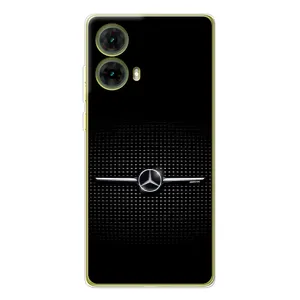 Силиконовый бампер с картинкой машины на Motorola MOTO G85 (Mercedes)