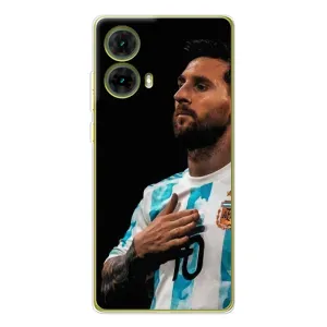 Чехлы Лео Месси Аргентина для Motorola MOTO G85 (Месси Капитан)