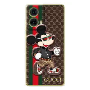 Чехлы Бренд GUCCI для Motorola MOTO G85 (Маус Гуччи)