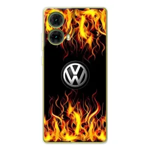 Чехол "Фольксваген" для Motorola MOTO G85 (Огненный Лого)