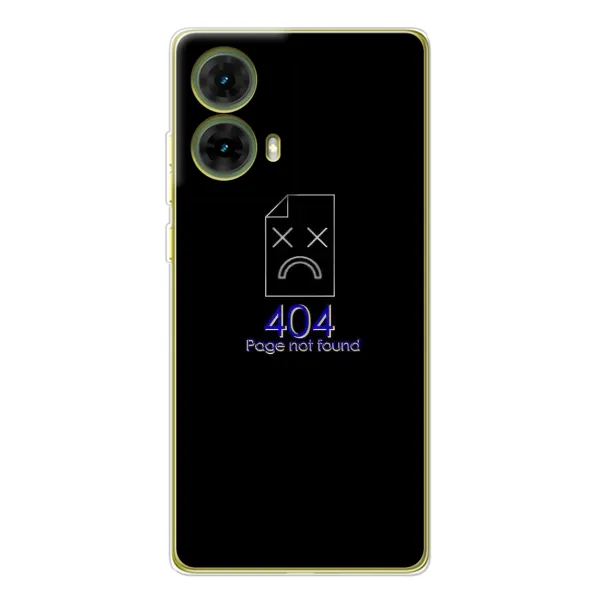 Чехол с рисунком «Ошибка 404» для Motorola MOTO G85 Чехол с рисунком «Ошибка 404» для Motorola MOTO G85