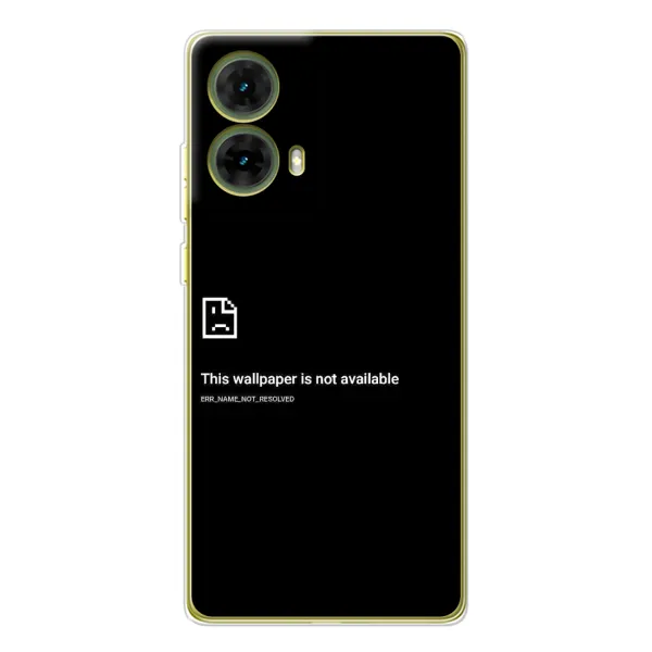 Чехол с рисунком «Ошибка» для Motorola MOTO G85 Чехол с рисунком «Ошибка» для Motorola MOTO G85
