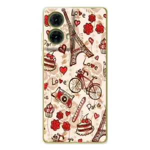 Чехол с Эйфелевой башней на Motorola MOTO G85 (Париж мечта)