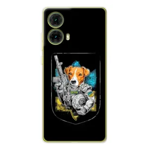 Чехол с принтом для Motorola MOTO G85 (Патрон Воин)