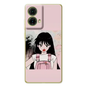 Чехол с персонажами АНИМЕ на Motorola MOTO G85 (Сейлор Марс)