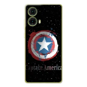 Чехол с Щитом Капитана Америки на Motorola MOTO G85 (Щит Капитана)