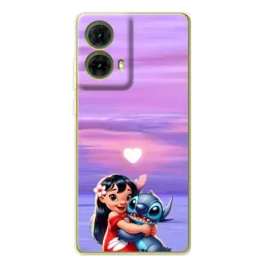 Чехол с рисунком Стич для Motorola MOTO G85 (Стич и Лило)
