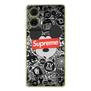 Чехол с Брендами одежды на Мото Джи85 (Supreme Маус)