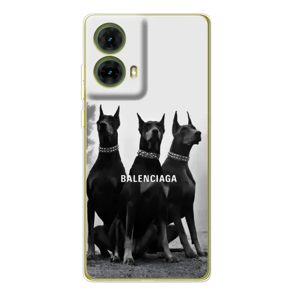 Чехол с рисунком «Три добермана» для Motorola MOTO G85 Чехол с рисунком «Три добермана» для Motorola MOTO G85