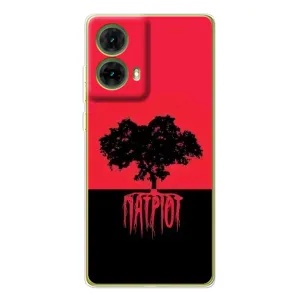 Чехлы УПА (Красно-Чёрный) на Motorola MOTO G85 (УПА Патриот)