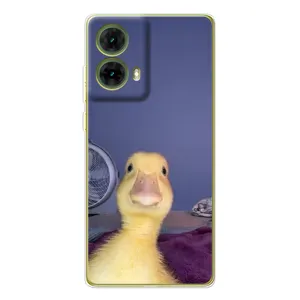 Бампер с принтом Мемы для Motorola MOTO G85 (Утка)