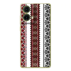 Силиконовый Чехол на Motorola MOTO G85 с картинкой Вышиванки (Вышиваночки)