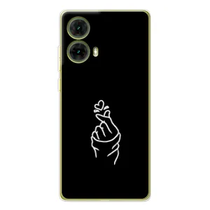 Чехлы (Знак сердечка) на Motorola MOTO G85 (Знак Сердечка)